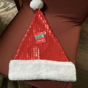 Merry Brite Red Santa Hat Bundle Adult Size